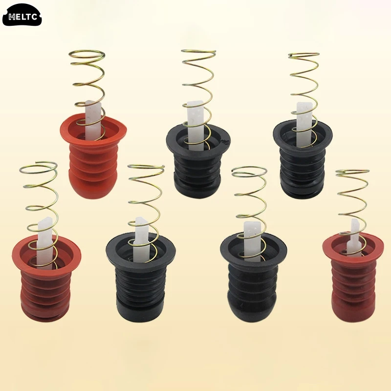 Universal Rubber Washing Machine Water Drain Valve Plug Water Sealing Rubber Pad Drain Valve Spring Fittings