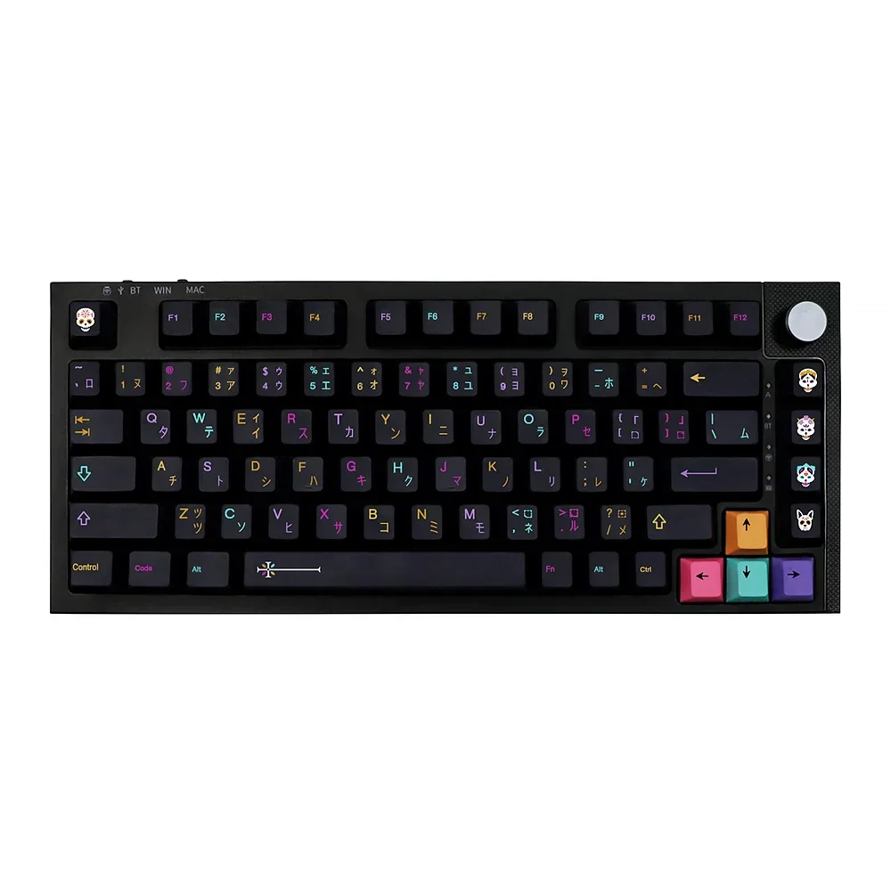 Original underground personalized keycaps PBT five-sided sublimation adaptation 61/68/75/87 and other mechanical keyboards