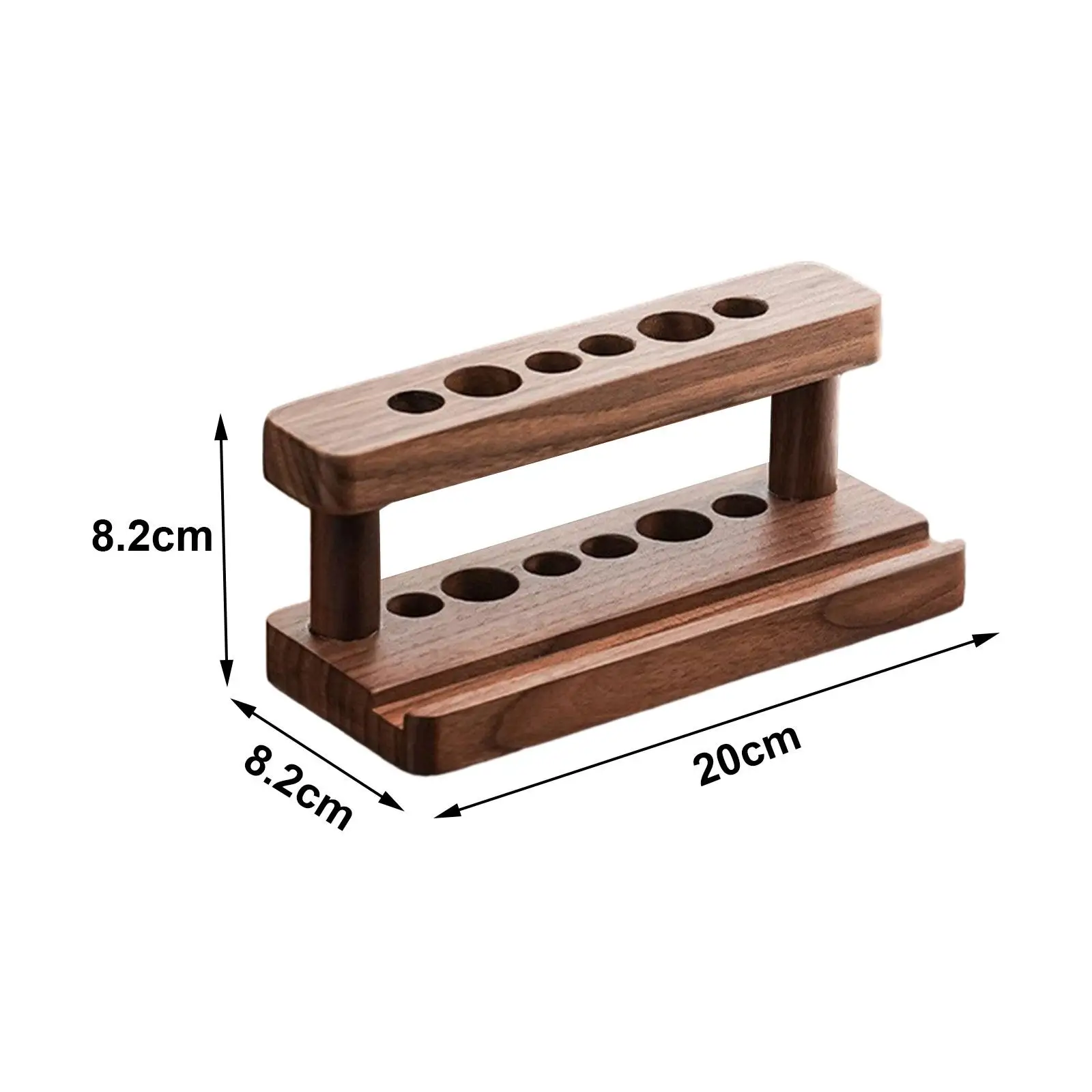 Marker Pens Holder 6 Hole Art Supplies Whiteboard Marker Pens Holder for Tea Making Tool Tea Ceremony Set Markers Pens Pencils