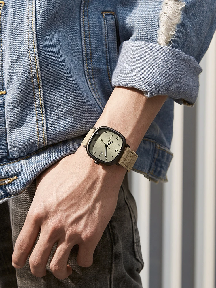New Men'S Student Watch With Calendar, Light Luxury Trendy Sports Quartz Watch, Women'S Wristwatch, Fashionable Quartz Watch.