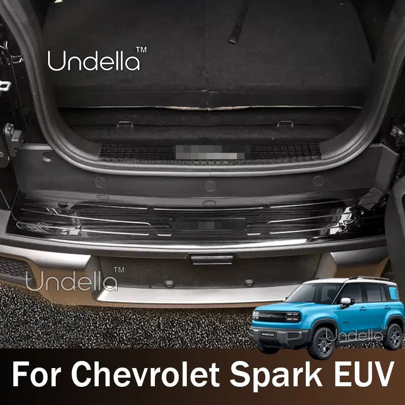 For Chevrolet Spark EUV 2026 2027 Car Stainless Steel Trunk Threshold Guard Plate Decoration Anti Scratch Car Accessories