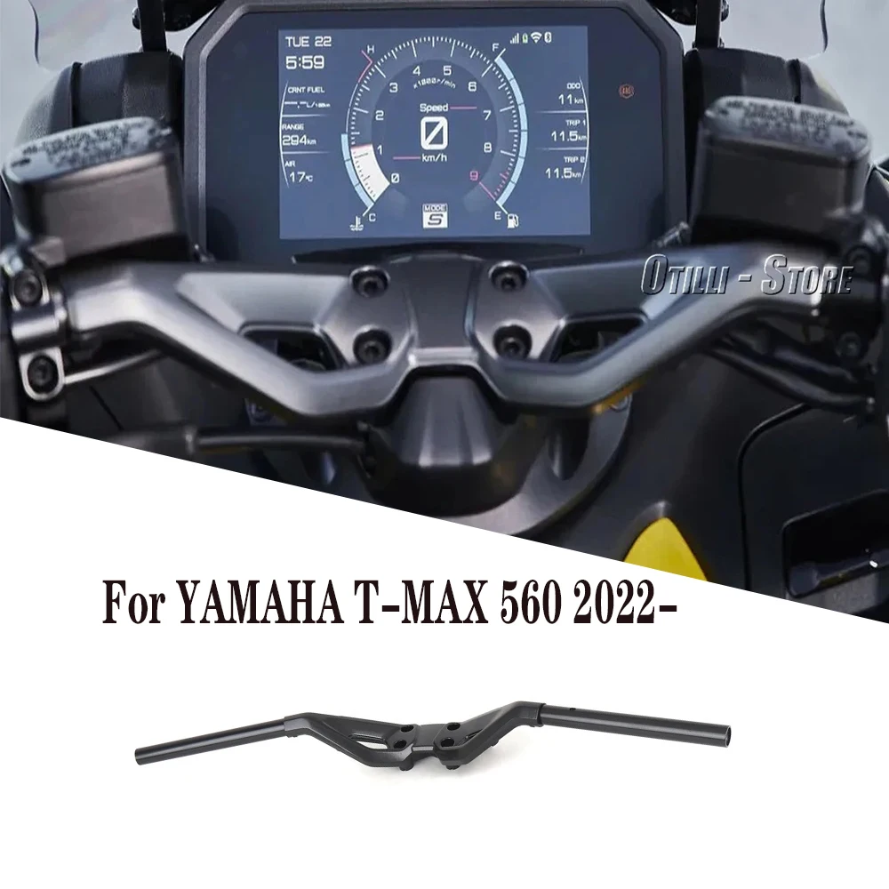 Semspeed Motorcycle Handle Bar Mount Handlebar Clip Ons Support for Yamaha T-Max 560 T-MAX560 TMAX560 T-MAX TMAX 560 2022 2024