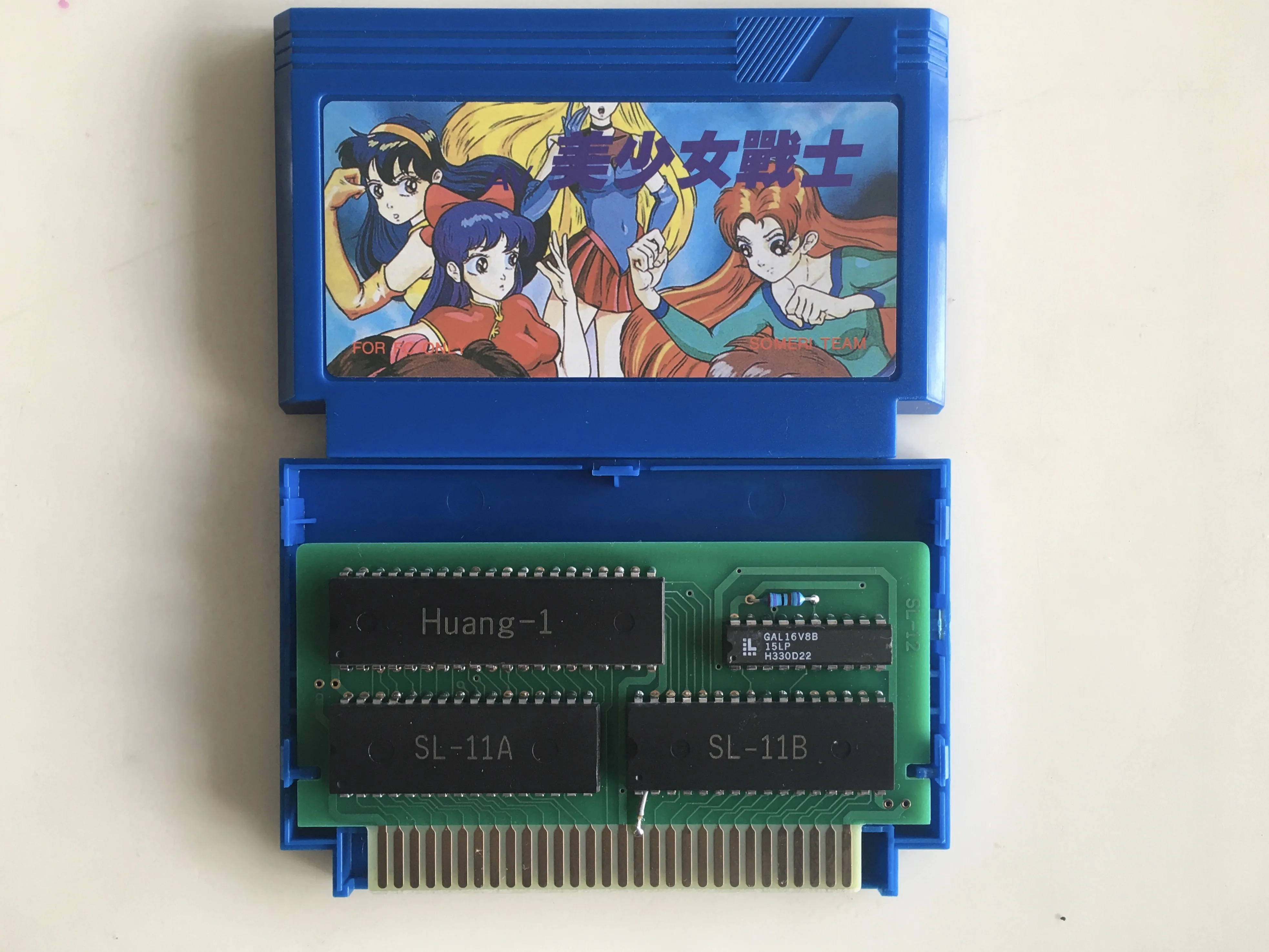 بطاقة ألعاب 8 بت: AV Bishoujo Senshi Girl Fighting (النسخة اليابانية!! صندوق + خرطوشة فقط!! )