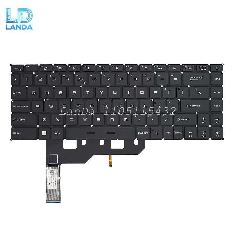 New Keyboard For MSI Modern 14 15 MS-14D3 14D2 14D1 MS-14DK MS-1551 Backlit