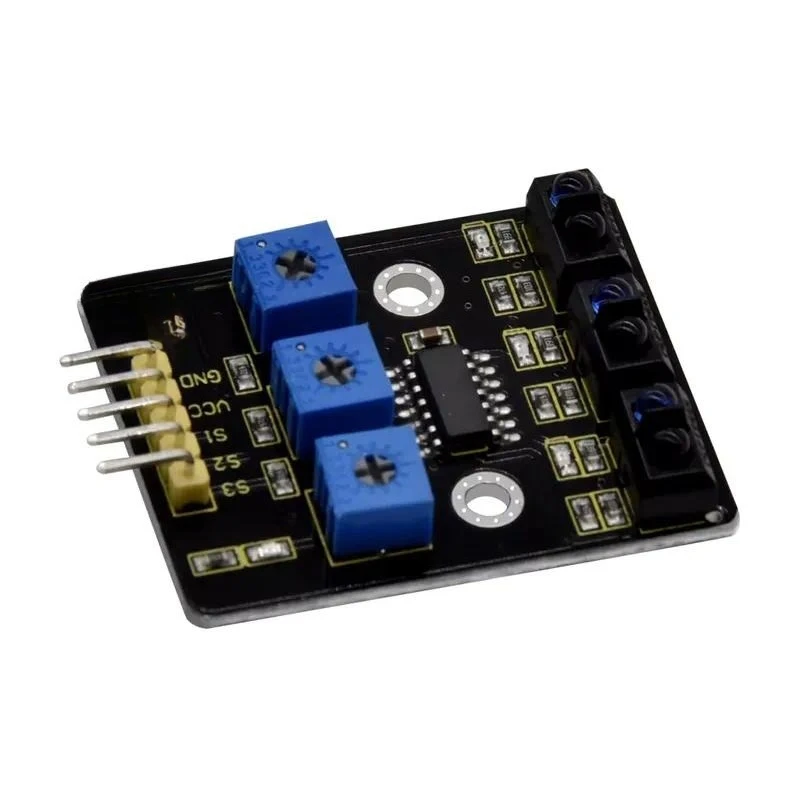 DIY Electronic STEM 3 Channel IR Tracking Sensor Module IR Line Patrol for Microbit Arduino DIY Smart Car