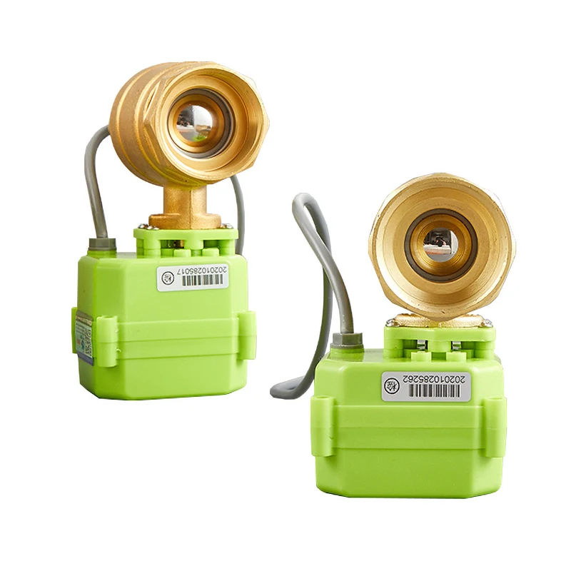 1/2'' 3/4'' 1'' 1-1/4'' Brass Motorized Ball Valve with Signal Feedback Electric Ball Valve AC220V DC9-24V for Water
