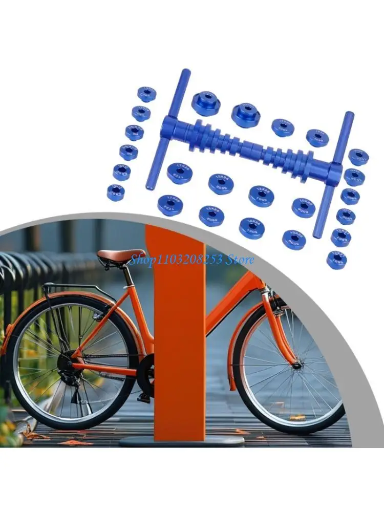 

R6FA Accuracy Bike Hubs Bearing Press Tool Including Multiple Adapters Simple Operate for Quick 30 Second Installation