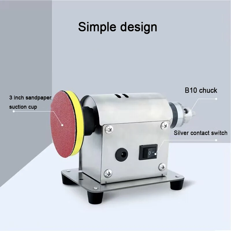 

Jewelry Benchtop Polisher Jewelry Rock Polishing Buffer Machine Jewelry Grinder Mill Polishing Machine