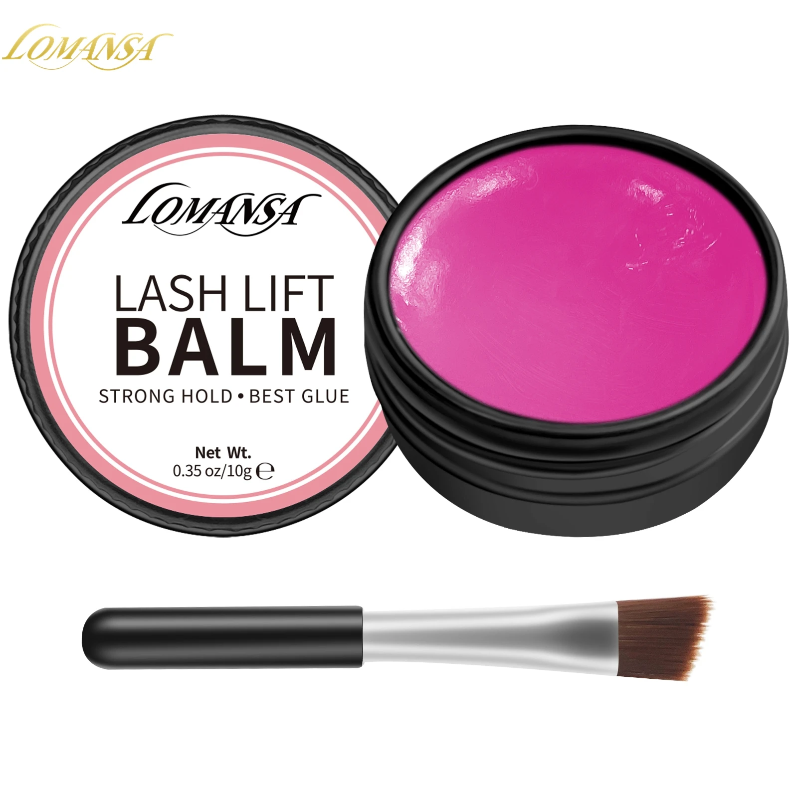 Lomansa Korean 10g Lash Lift Glue Balm Eyelash Lift Glue Adhesive 2 in 1 Treatment of Lift Perming Curling Makeup Beauty Tool