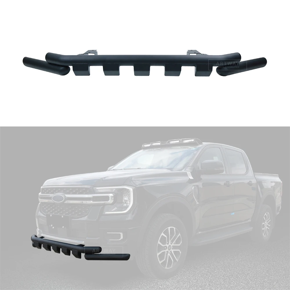 Car Modification Accessories Front Bumper Bull Bar for Ford Ranger Raptor T9 2024