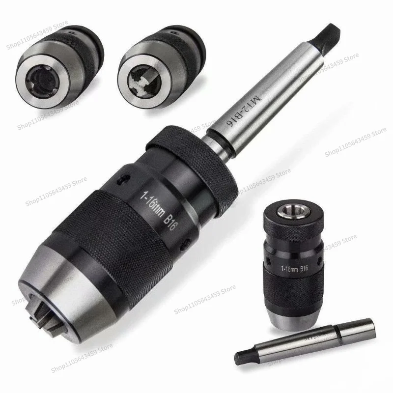 For self-tightening drill chuck drilling machine milling machine lathe self-locking drill chuck 1-131-165-20 B16B18B22