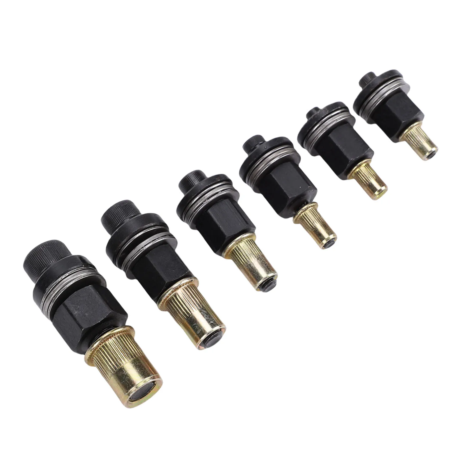 Hand Rivet Nut Tool Mandrels Manual Rivnut Tool Mandrel Set Accessories 10#-24~3/8-16 Industrial Supplies