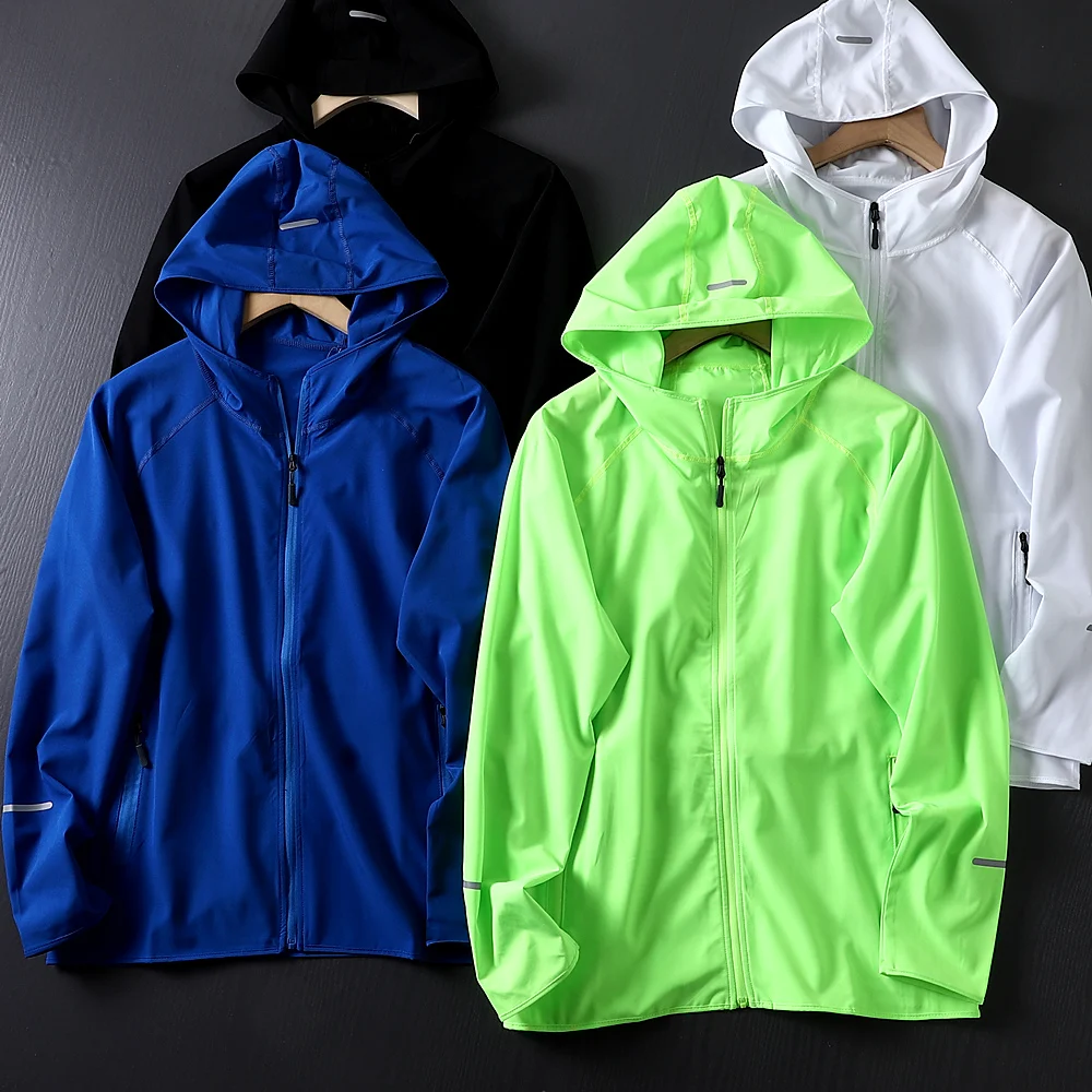 

Men's Fitn Cycling Qui Dry Lightweight Spring Summer New Arrival Sun Protection Skin irt Jaet Outdoor Elastic