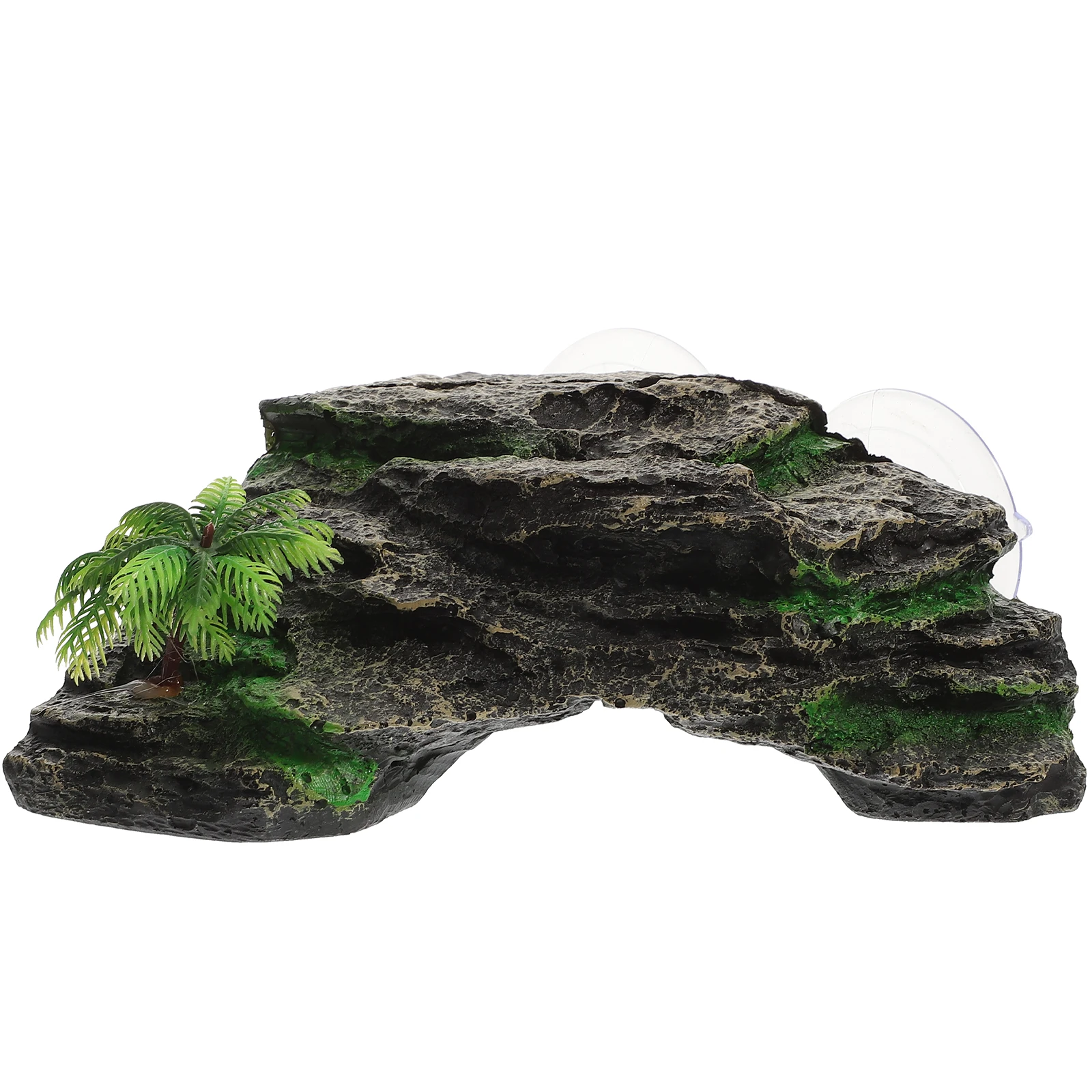 

Turtle Platform Drying Ladder Basking Area Tank Terrace Aquarium Decor Habitat Realistic Resin Rocks For Tank Reptile
