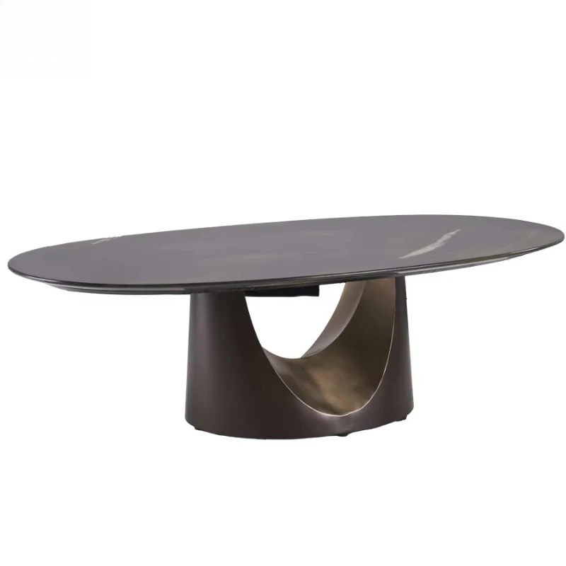 

Supplier direct new product black modern luxury hotel market living room dining table