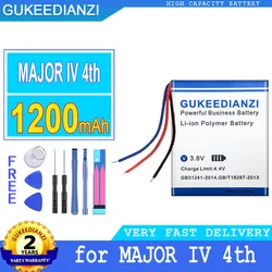 1200mAh GUKEEDIANZI Battery for Marshall Major IV 4th Headset  Big Power bateria