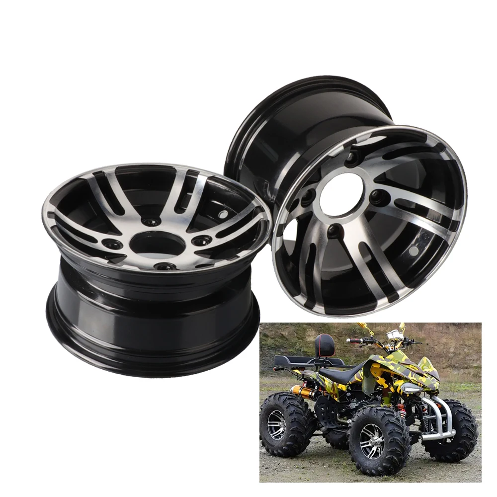 12 inch 110mm*4 Studs Front/Rear Aluminum Alloy Wheel Hub For 150 200 250 300cc ATV Go Kart UTV Buggy Golf Cart Quad Dirt Bike