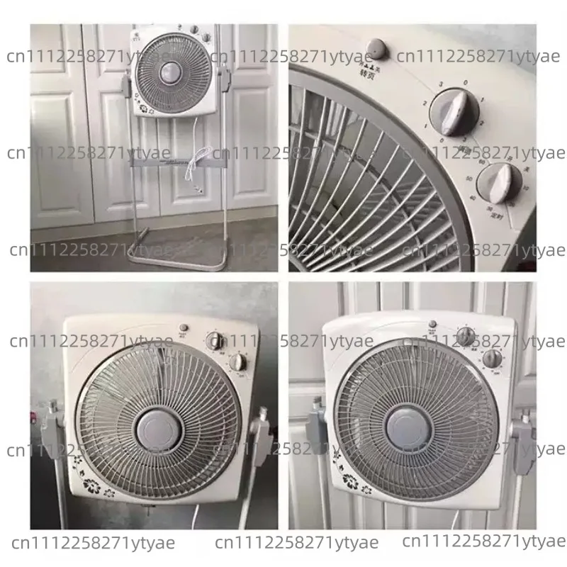 Oscillating, Household Floor Fan, Height-Adjustable Fan, Desk Fan, Oscillating, Energy-Saving, Timer, Quiet