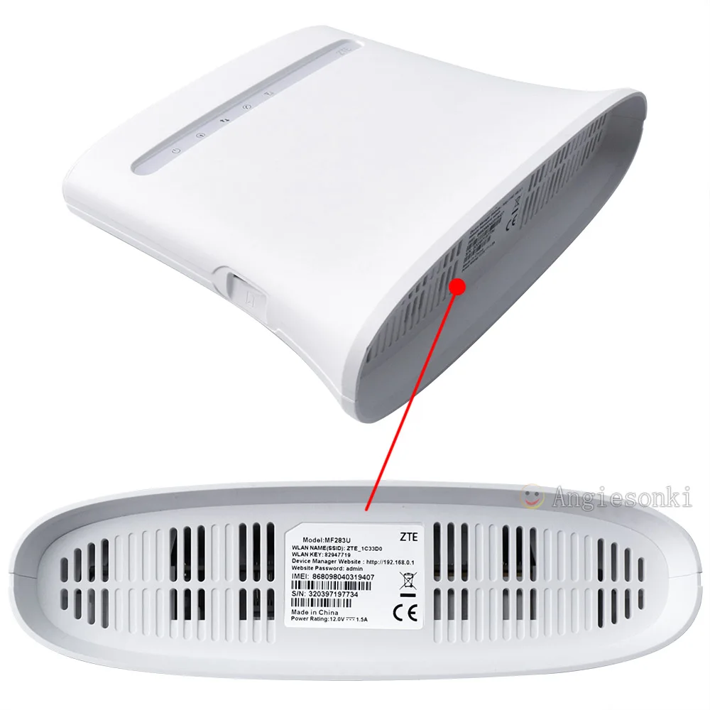 Router 4G Router wi-fi ZTE MF283u 150Mbs 4G kostki CPE Router bezprzewodowy 4G Router wi-fi pk B315