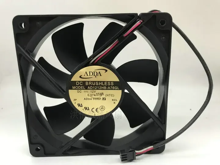 

Вентилятор охлаждения ADDA AD1212HB-A76GL DC 12V 0.37A 120x120x25мм, 3-проводной, 120мм