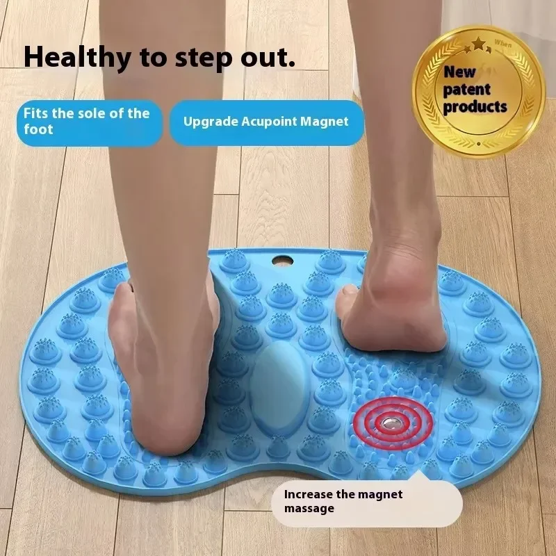 New Foot Massages Board Massage Mat Feet Relaxation Musle Massage Pad Particle Massage Tool Walk Stone High Elasticity Portable