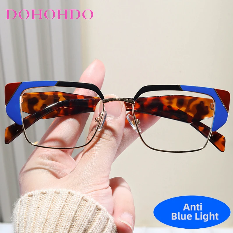 

Trendy Metal Square Blue Light Blocking Women Glasses Brand Designer Men Glasses Computer Glasses For Gaming Eyewear Lentes Очки
