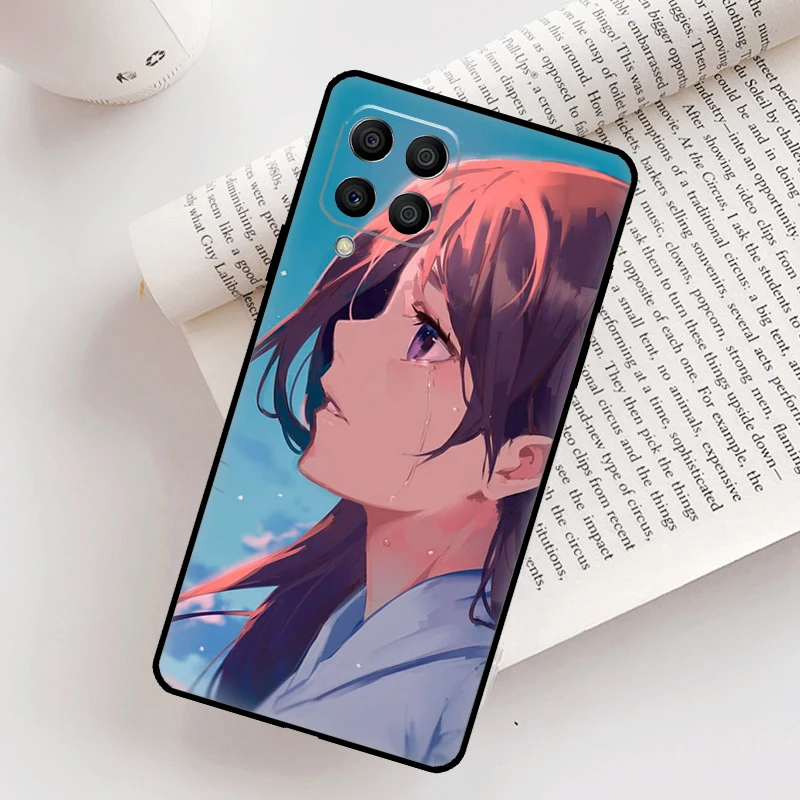 Triste Anime ragazza Custodia Per Samsung Galaxy M31 M11 M14 M34 M54 M12 M32 M52 M15 M13 M06 M16 M36 M56 M53 M35 M55