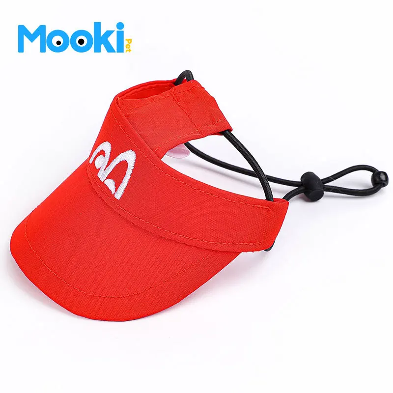 Mookipet Outdoor Sunscreen Cap, Pet Hat With Exposed Ears, Small And Medium-Sized Dog Maltese Bichon Yorkshire Sunshade Hat