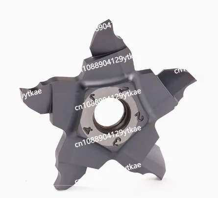 CNC end face groove large cutting deep groove blade BaWang pentagram PENTA34N-PF cutting groove blade