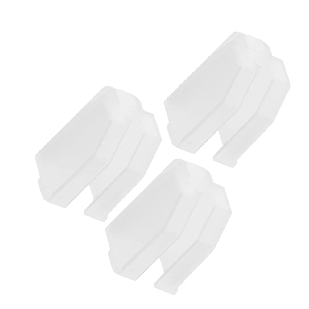 3 Pcs Record Player Stylus Protective Cover Protector for Needle Transparent Dust