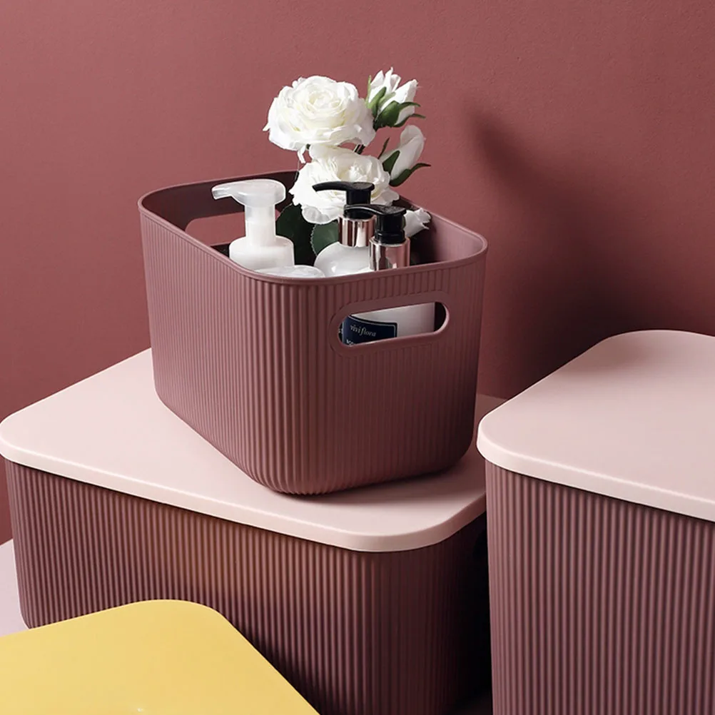 

Color Matching Storage Box Sundries Bathroom Bin Clothing Hobby Organizer Organizing Bins Pp Bedroom Canisters Size Stylish