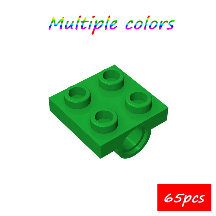 

MOC 65PCS 10247 Modified Building Blocks 2x2 With Pin Holes Full Support Bricks Particle Puzzle Toys Children Birthday Kid Gifts