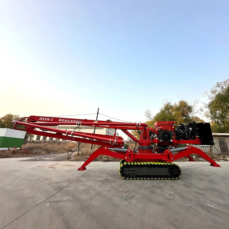 Compact Mini Concrete Placing Boom 12m Electric Remote Control for Residential and Light Commercial Construction - Wholesale