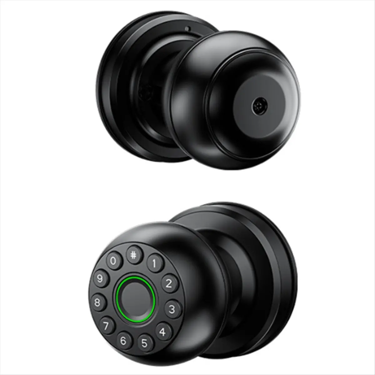 ^&*Summer sale- Smart Password Lock Fingerprint Door Lock App Remote Control Passcode Unlock Electronic Touchscreen Keypad Indoo