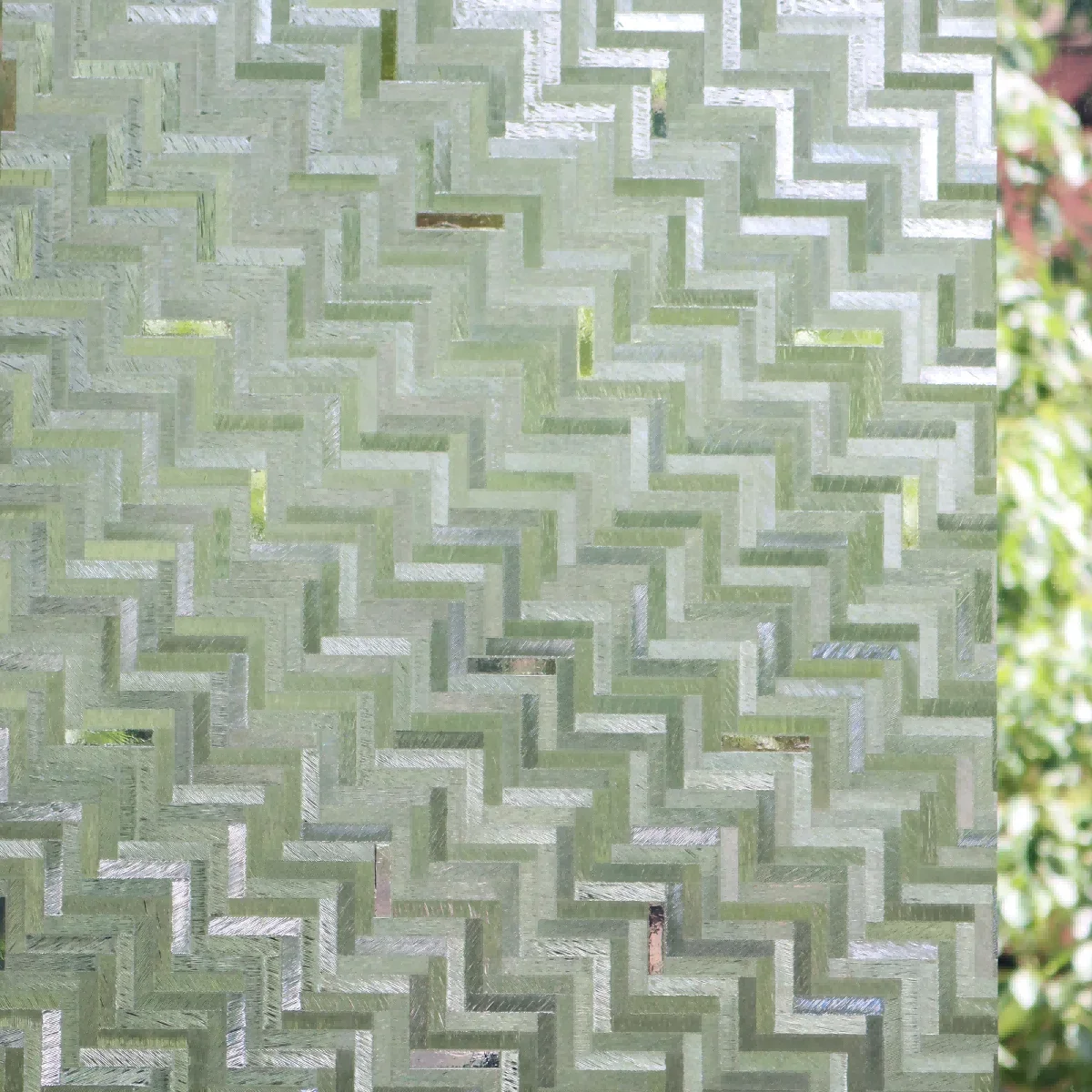 すりガラス窓プライバシーフィルム、静的粘着、UVブロッキング、取り外し可能なビニール窓、家のカバー