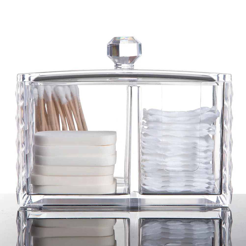 Multifunctional Transparent Acrylic Cosmetics Storage Box Bathroom Bedroom Organizer Jewelry Lipstick Eyebrow Pencil Holder