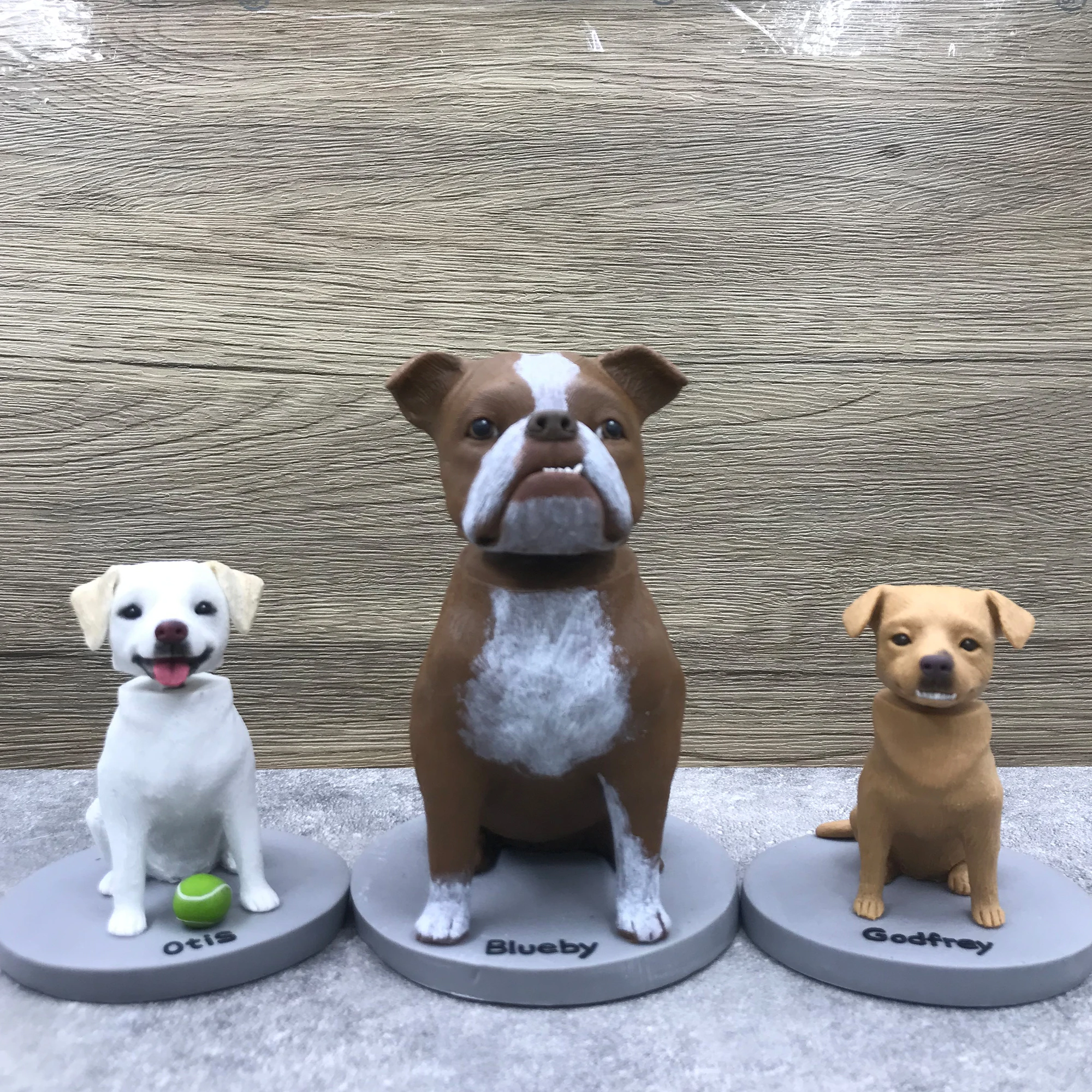 

Custom dog or cat figurines bobbleheads pet statue for your small baby base on a picture