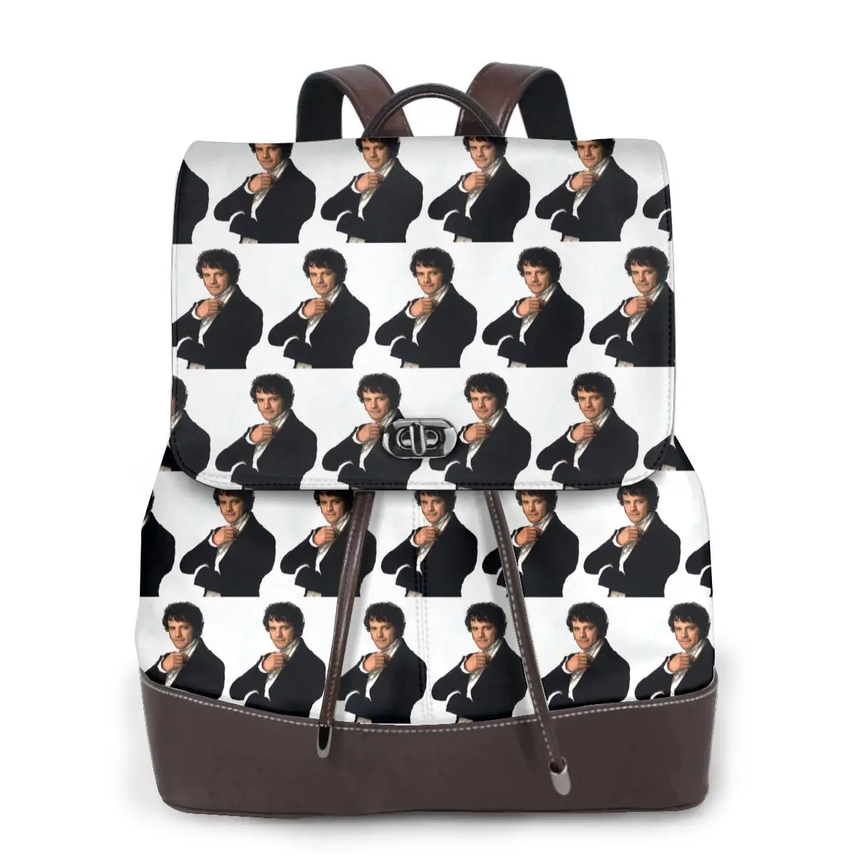 Colin Firth As Mr Darcy In Pride And Prejudice Bookbag School Student Bags Hiking Travel Daypack for Women Derma Backpack