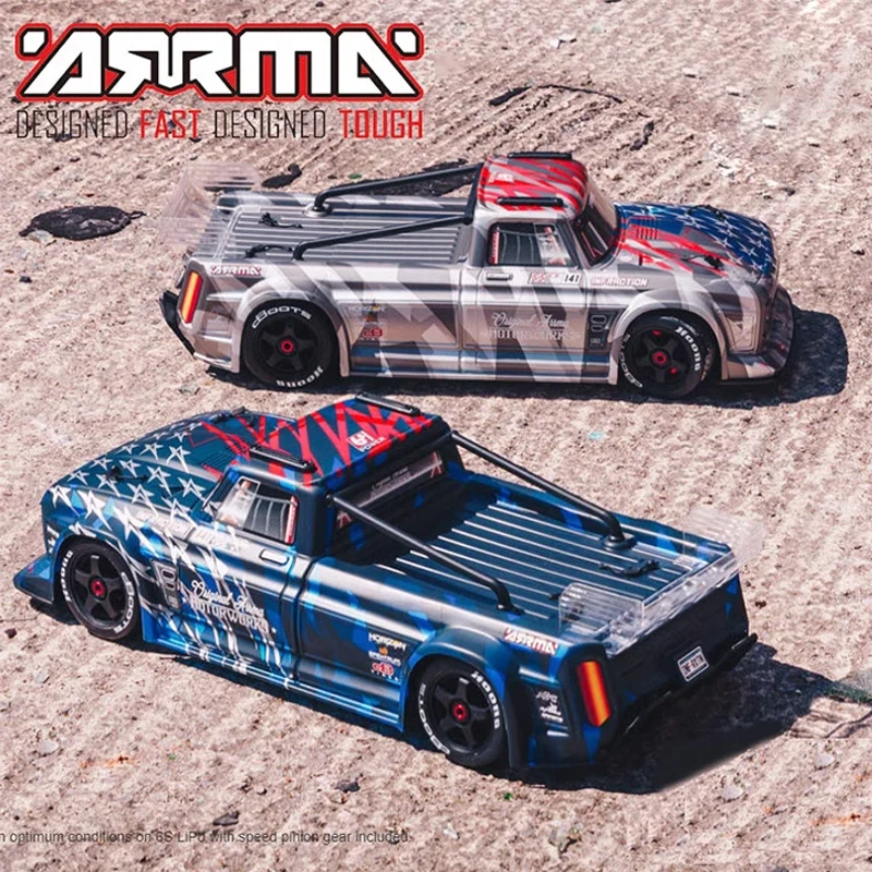 

ARRMA 1/7 тяжелый внедорожник Firebird спортивный автомобиль Rc электрический высокоскоростной пульт дистанционного управления плоский спортивный автомобиль Игрушечная модель