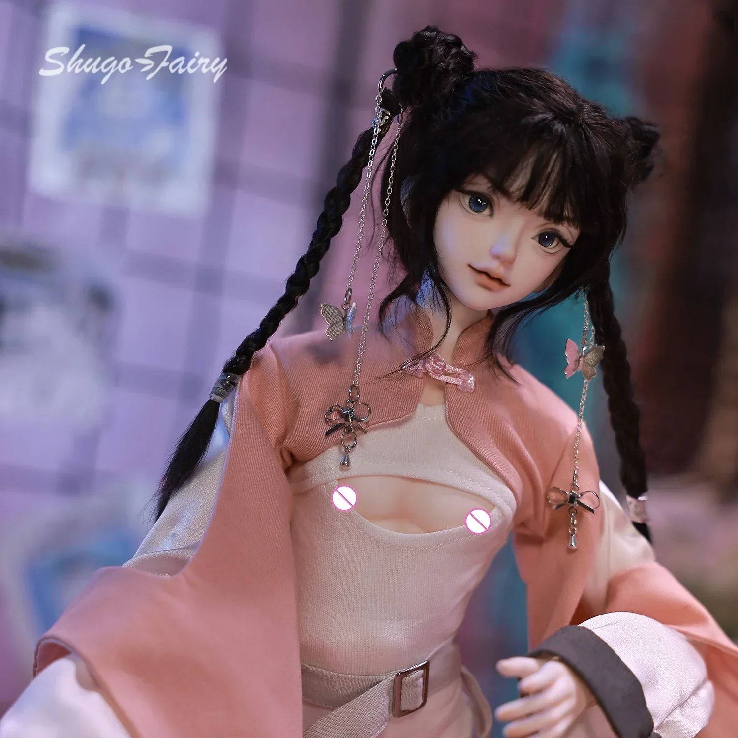 Bast FullsetB 1/4 Bjd Dolls Fantasy Y2K Punk Mechanical Fighting Style Future Warrior Ball Jointed Dolls Gifts Bjd Fairy