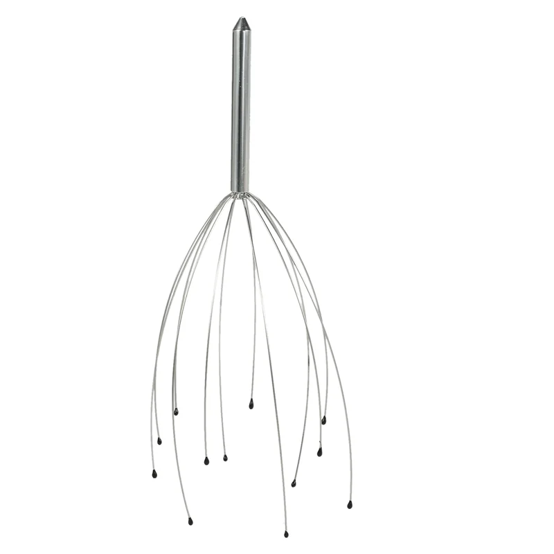Hot Sale 6X Silver Head Scalp Neck Stress Relax Massager