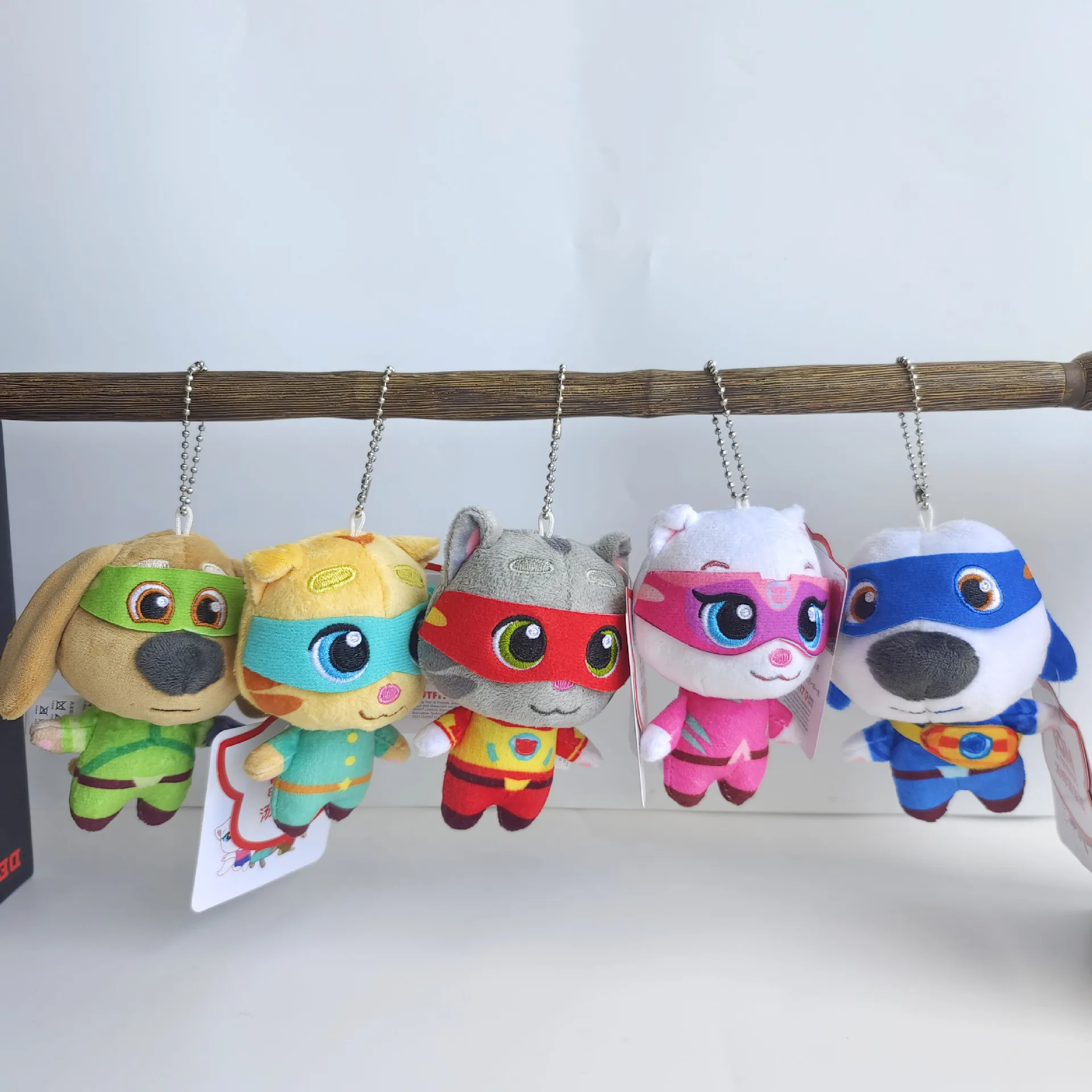 Говорящий Том Кот Плюшевая кукла Герой Отряд Кукла Брелок Подвеска Рюкзак Игрушка