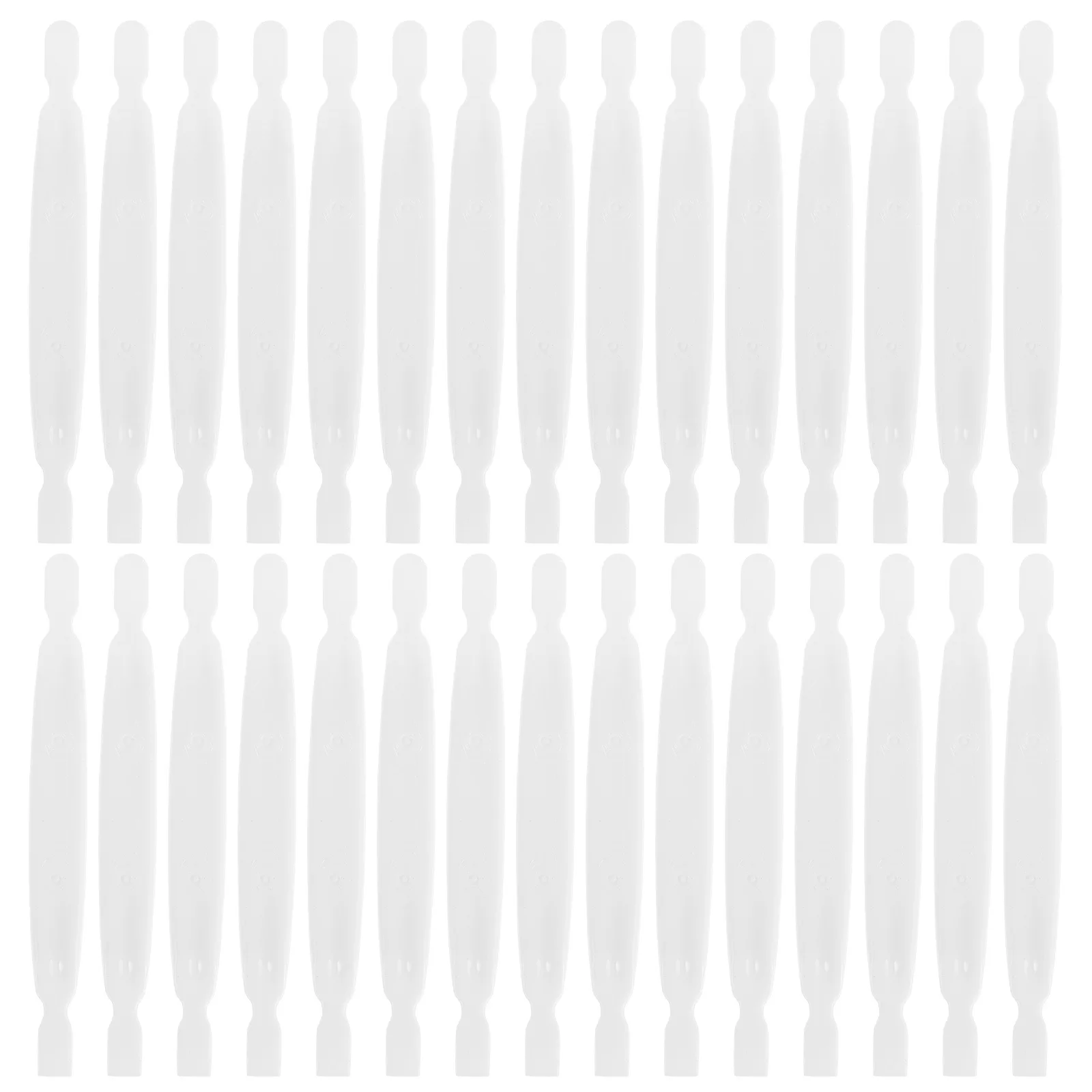 

100Pcs Double Eyelid Tape Forks Plastic Curved Eyelid Makeup Tool Eye Lift Rods Sticker Paste Aid for Travel Daily Use