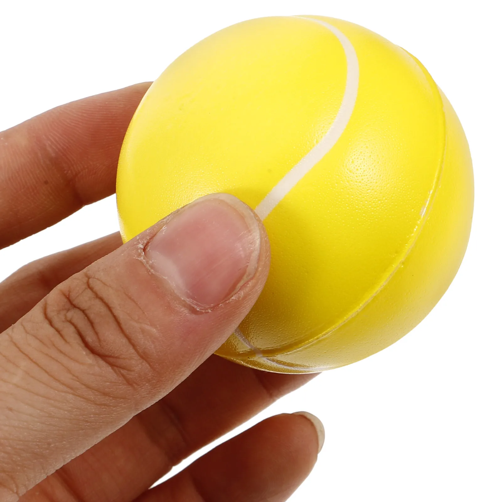 Mini balles de Tennis jaunes de 5cm, 12 pièces, jouets à presser, cadeaux de fête pour enfants, balles sensorielles, jouets de décompression
