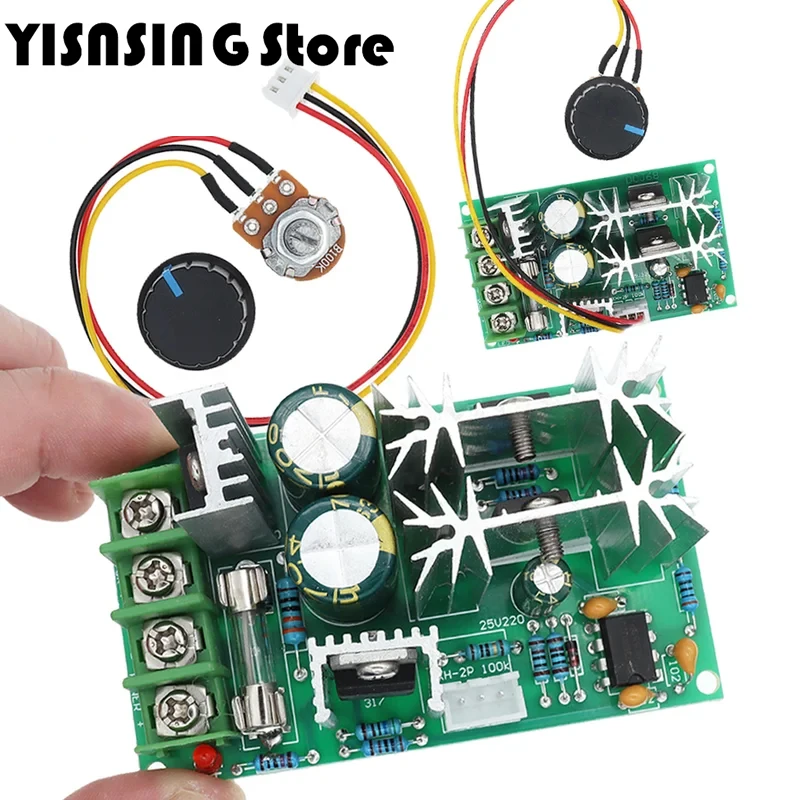 Controle De Velocidade Do Motor PWM, Interruptor Controlador De Velocidade Do Motor, Regulador De Tensão Atual, Módulo De Acionamento De Alta Potência, DC 10-60V, 20A