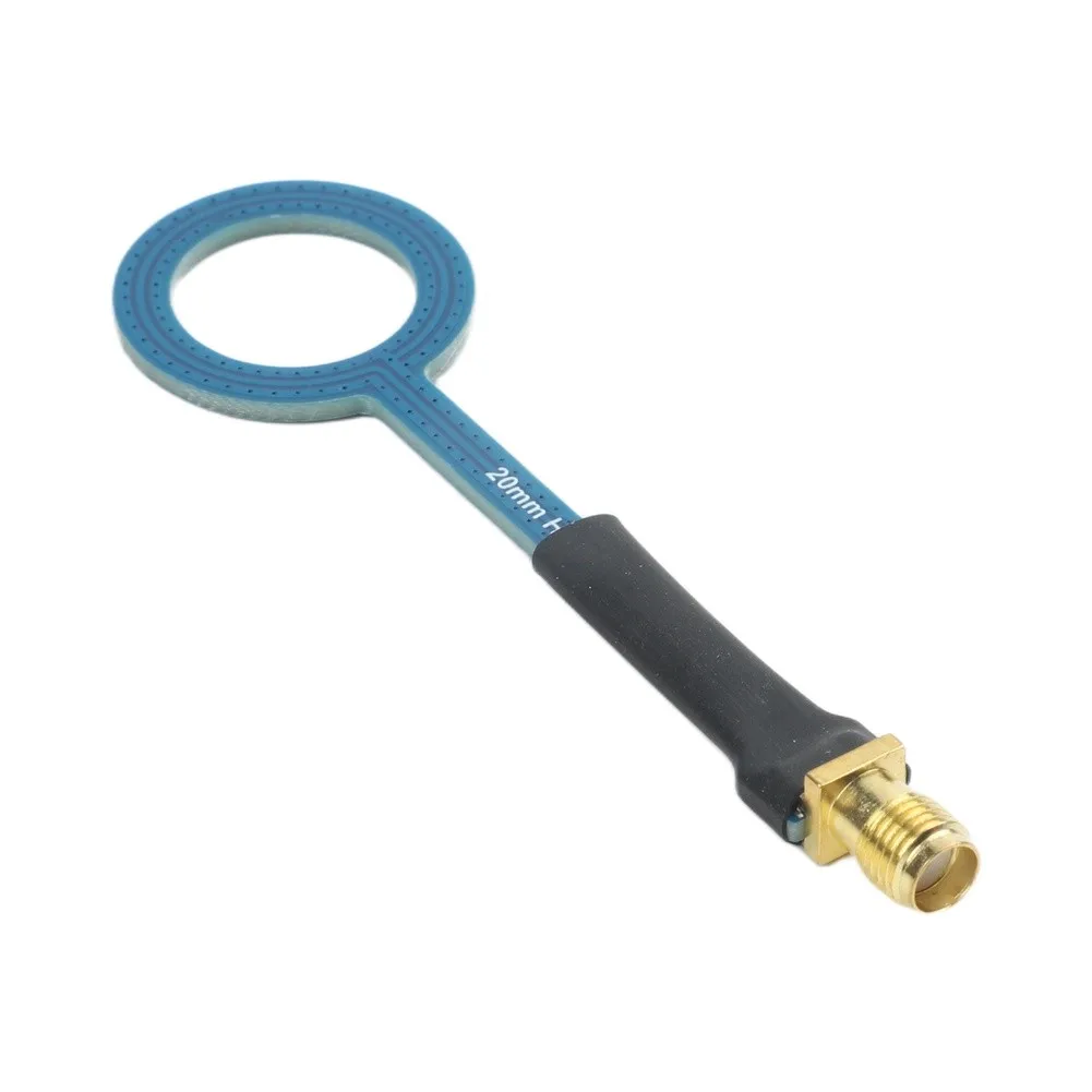 20mm H Field Probe 9KHz-3GHz EMC For EMI Near Field Magnetic Testing Tool With For SMA Female Connector For RF Analysis Black Me