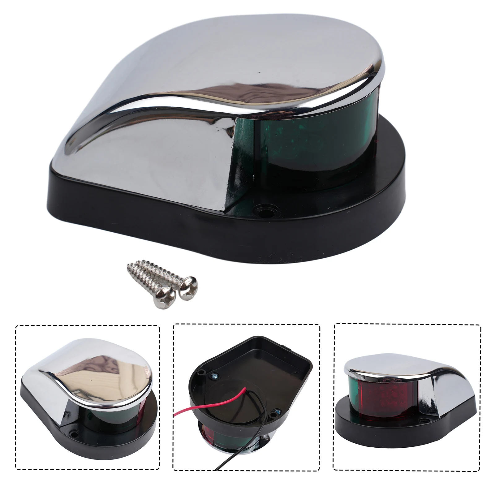 12V Boat Light LED Marine Yacht Navigation Lights Red Green Ship Running Lamps Lighting 12V Boat Light LED Marine Yacht Navigati