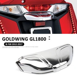 クロームライセンスのフードトリム,ホンダ,オートバイアクセサリー,ホンダ,ポルダ,ゴル,goldwing,gl 1800,f6b,2012-2014, 2015, 2016, 2017用