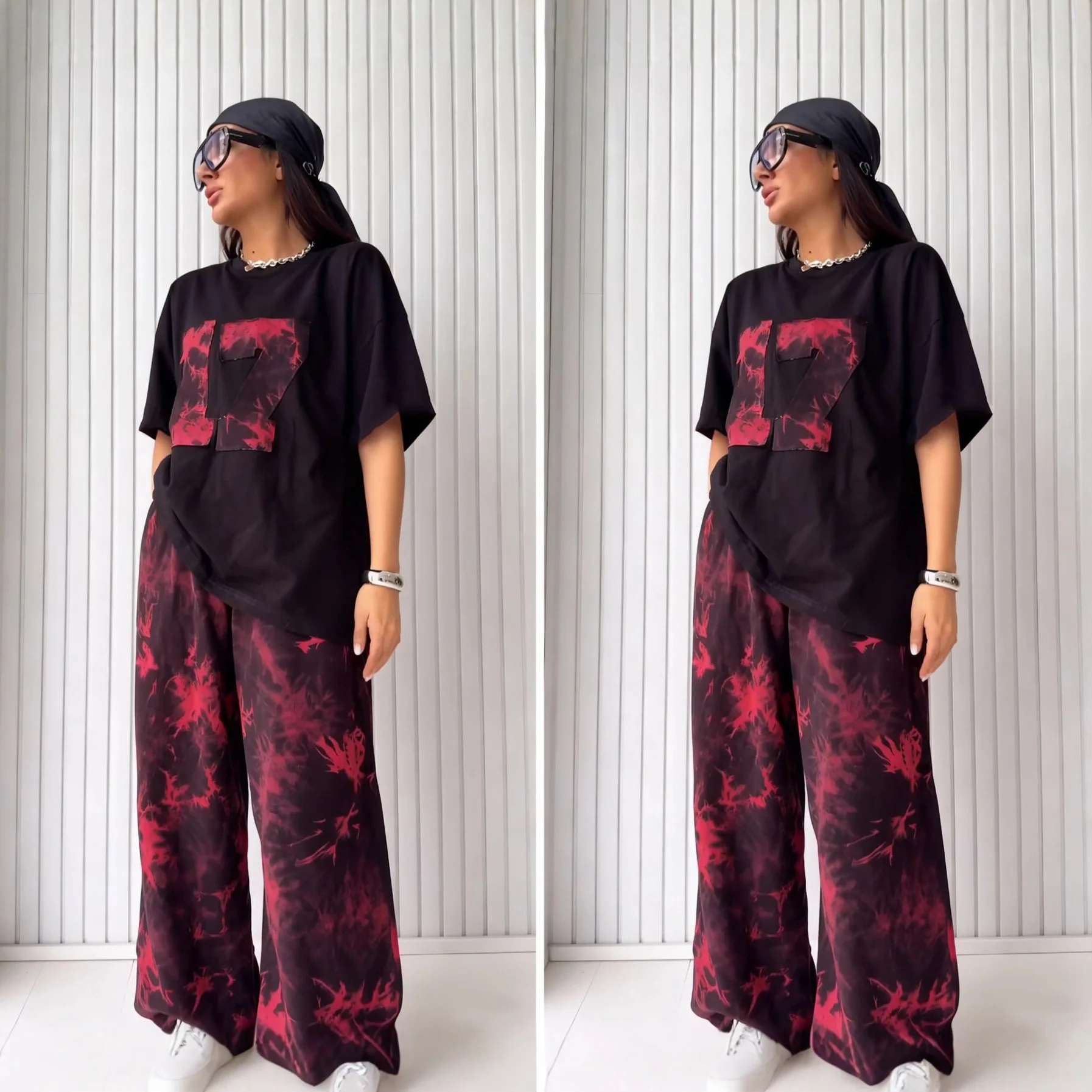 

2 Piece Women Set Dashiki African Clothes Summer Autumn 2026 Fashion Short Sleeve Top And Pants Suit Party Lady Matching Sets