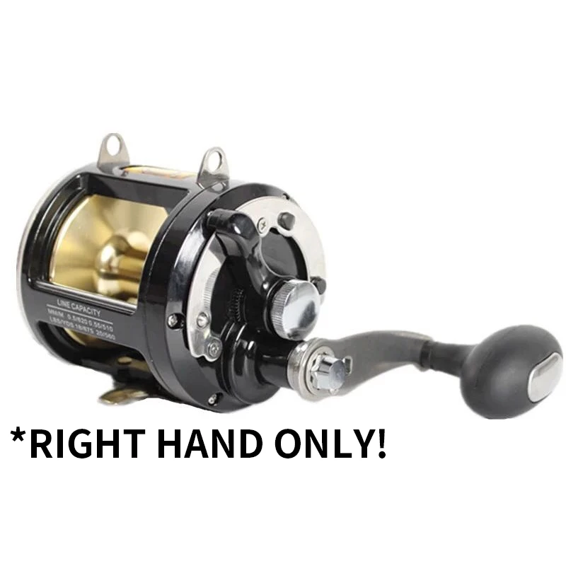 Trolling Reel Casting Sea Fishing Reel TR12000 Saltwater Fishing Reels Trolling Drum Fishing Reel Right Hand Sea Fish Reel